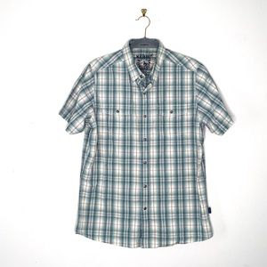 Kuhl mountain grown button down shirt size M